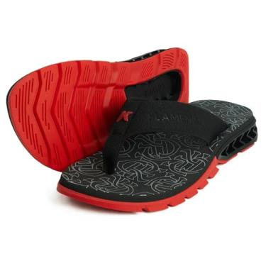 Imagem de Chinelo Kenner Original Rakka Flamengo Sandália DTK02 Cor:Preto;Tamanho:39