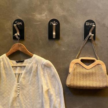 Imagem de 9 Ganchos Provador de loja roupas boho premium capela arco - Souvenir 