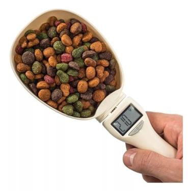 Imagem de Balança Digital Spoon Feeder LCD Precision for Pets Dogs Cats Kitchen Food Recipes