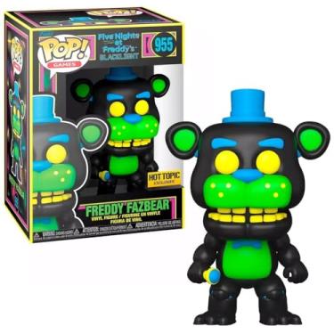 Imagem de Funko Five Nights at Freddy's Pop Games Freddy Fazbear Blacklight Boneco de vinil Hot Topic exclusivo