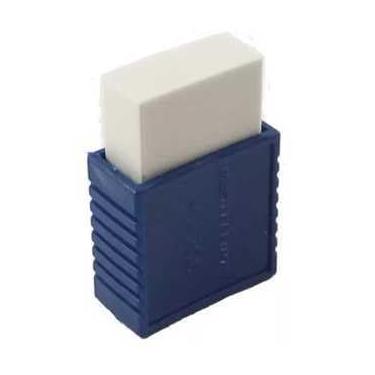 Imagem de Kit de Borracha 12, Azul, Branco, Adequado para Escolas, EscritóRios