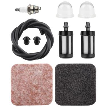 Imagem de HUSWELL FS85 FS80 Filtro de ar para Stihl FS80R FS85R BG75 BG72 HT75 HS75 HS80 FS74 FS75 FS76 FS85RX FS85T Aparador KM80 KM85R Kit de ajuste FS85R FC75 HL75 FR85 5 HT700 Peças de substituição 4137 124