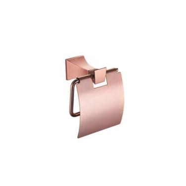 Imagem de Ferragens para banheiro em ouro rosé - Suporte para toalhas e cabideiro de parede | Conjunto de 5 peças, porta-papel