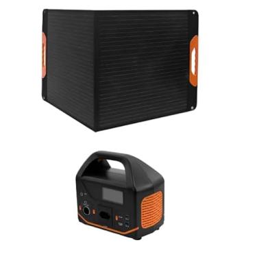 Imagem de Maxiclima Kit Solar Portátil, Painel 100W e Gerador 330W, Carregador USB/USB-C, Bateria de Lítio