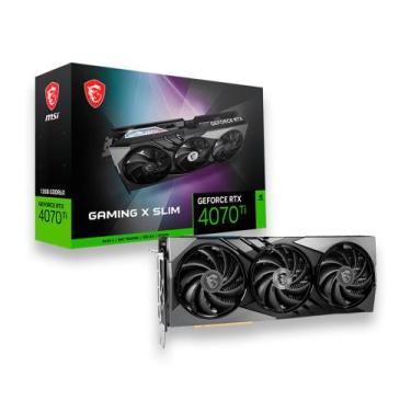 Imagem de Gpu NV RTX4070TI 12GB Gaming X SLIM G6X 192B MSI 912-V513-276