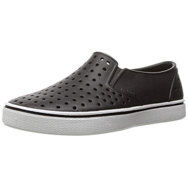 Imagem de Native Shoes, Miles, sapato infantil, Jiffy Preto/Concha Branca, 18