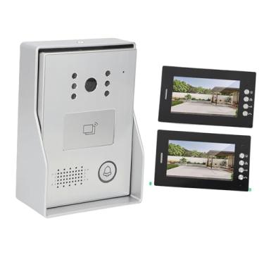Imagem de Jectse Smart Doorbell 7 Polegada de Alta Definição, Controle de Acesso Ao Controle de Controle de Vídeo da Campainha do Intercomunicador para Villa, Com (Plugue da UE)