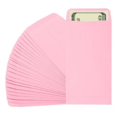 Imagem de PATIKIL Envelope para dinheiro, pacote com 25 envelopes de dinheiro de 16,5 cm x 8,9 cm, sacos para dinheiro, orçamento, economia, desafio, carta para presente, moedas, cheques, bilhetes, joias