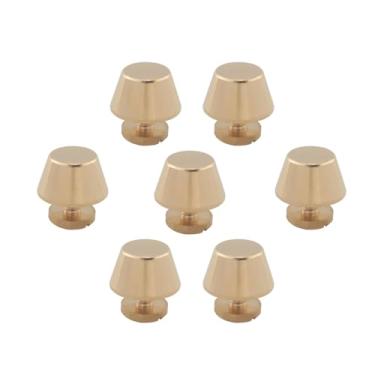 Imagem de JianLing 8 peças carteira bolsa de mão tachas latão cabeça plana unhas decorativas 12 x 7 mm pregos balde ferragens metal rebites artesanato de couro para carteira bolsa sapatos cinto de roupas