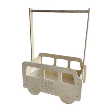 Imagem de Ioensy Cabideiro para roupas de animais de estimação, suporte para exibição de roupas de cachorro, suporte de chão, guarda-roupa multifuncional de madeira