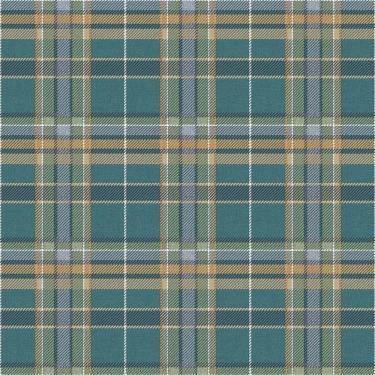 Imagem de Papel De Parede Botany House Xadrez Verde 15576