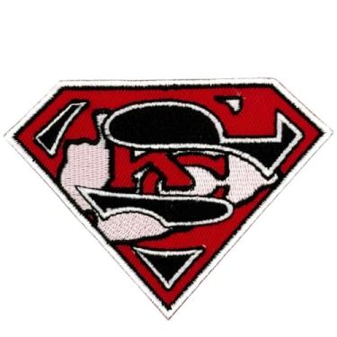Imagem de Siam Accs Rugby Fans Super Kansas City Logo Patch Bordado Futebol Americano Ferro em Costurar Remendo Bordado para Roupas Mochilas Jeans Motocicleta Costurar Jaquetas Personalizadas Chapéus Bolsas