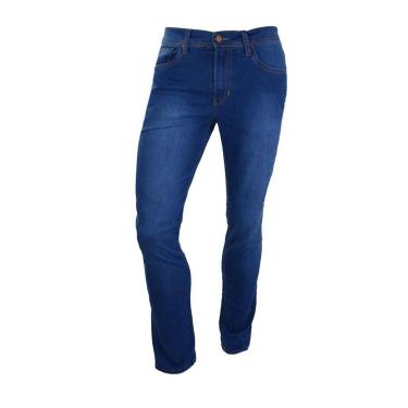 Imagem de Calça Jeans Masculina Hard Denim Slim Fit Azul - OP10097-Masculino