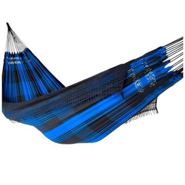 Imagem de Rede De Dormir Descanso Jaguaruana Grande 4,50m x 1,60m Casal Reforçad