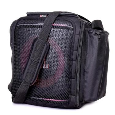Imagem de Case Bolsa Bag Bisbel Compatível com Partybox Encore 2 Bolso Para Microfones Completa Premium