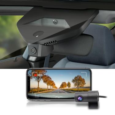 Imagem de Fitcamx Câmera de painel frontal 4K + traseira 1080P se adapta para Cadillac Escalade 2021-2025 e ESV (HD2-D0620), visual OEM, vídeo HD bidirecional, WiFi e aplicativo integrados, gravação em loop