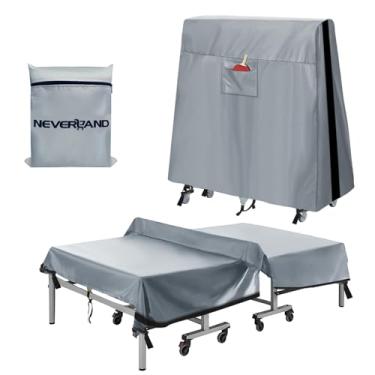 Imagem de Capa de mesa de pingue-pongue externa à prova d'água, capa de tênis de mesa interna e externa para mesas universais de 2 x 1,5 m, mesas dobráveis e planas com bolsa organizadora, tecido Oxford 600D