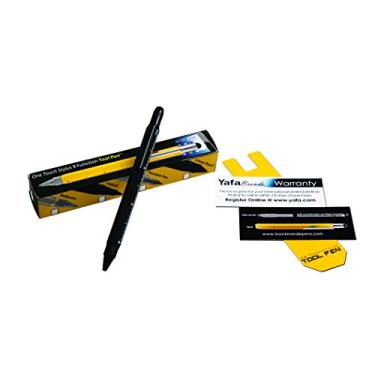 Imagem de Monteverde Caneta esferográfica USA Tool – Acabamento preto – Caneta multiferramenta com 9 funções com tinta azul suave – régua, nível, chaves de fenda e Stylus – Caneta recarregável estilo Parker