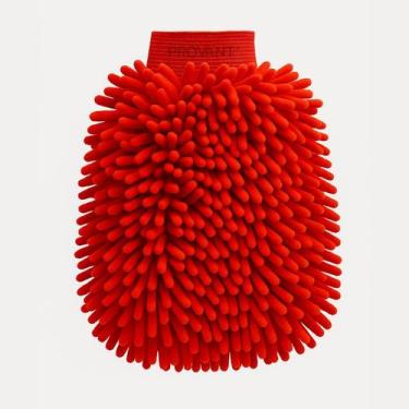 Imagem de Luva Vermelha de Microfibra com Tentáculos Para Lavagem - Powermaid