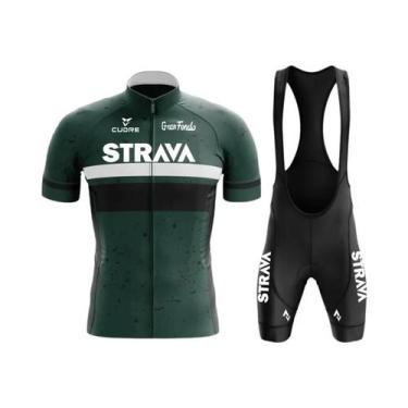 Imagem de Strnvn-conjunto de roupas de ciclismo masculino, camisa de manga curta