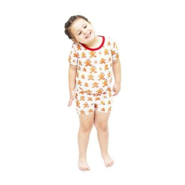 Imagem de Pijama Body Baby Curto Natal Sweet - Alegria de Montar, 1 ano