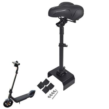 Imagem de Sela de assento de scooter elétrica, acessórios de assento dobrável com absorção de choque ajustável em altura, para Ninebot E2Pro (G)