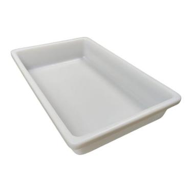 Imagem de BANDEJA AÇOUGUE PEAD NATURAL 8L 29x7,5x45,5CM BAIXA MOD.143 - OM LAMIN