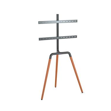 Imagem de Suporte para monitor de TV Suporte de TV Home do chão ao teto Suporte universal removível para TV escritório sala de conferência sala de estar Suporte de tela LCD '' Suporte de TV 32-65'' (Cor: latão)