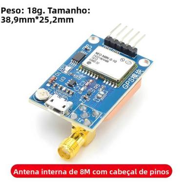 Imagem de Módulo GPS Micro USB NEO-6M NEO-7M NEO-8M Para Posicionamento Por Saté