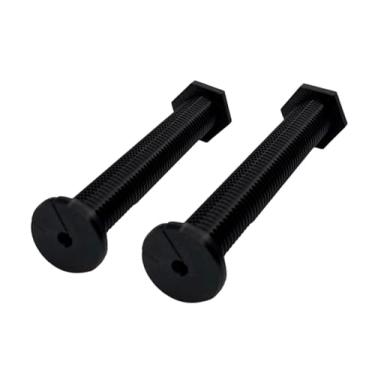 Imagem de Intulon Ilhós de parede divididos em V para Starlink, Ethernet (rede), HDMI, Co-Axial e outros cabos com flange, porca de travamento (V-23-7-152-BK-2P (preto, pacote com 2))