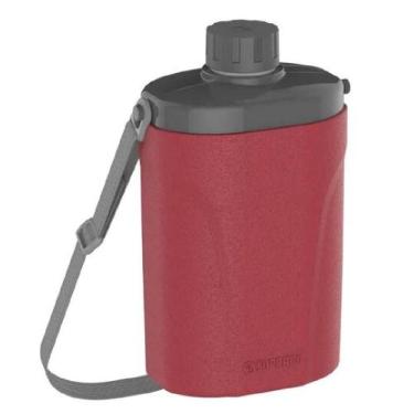 Imagem de Cantil Térmico Safári Soprano Com Alça Vermelho 1 Litro