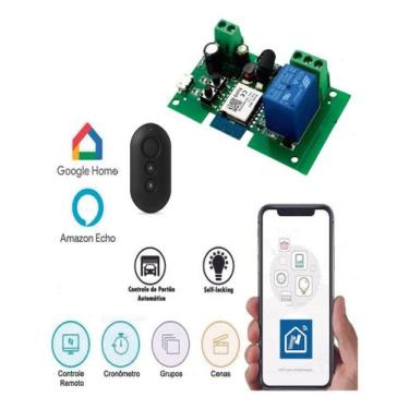Imagem de Kit Automação WiFi com Interruptor Inteligente e Controle Remoto Intel
