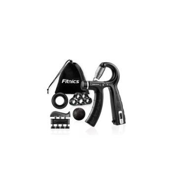 Imagem de Conjunto de aperto de mão Fitnics para exercícios para mãos e antebraç