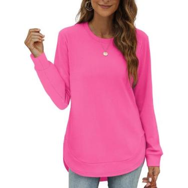 Imagem de Vestido túnica OFEEFAN, minivestido feminino de manga curta com babado