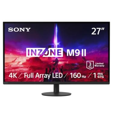 Imagem de Sony Monitor de jogos INZONE M9 II 68.6 cm 4K UHD (3840 x 2160) 160Hz Full Array LED 1ms GtG NVIDIA G-SYNC, DisplayHDR 600, alto-falantes embutidos, DisplayPort 2.1 (UHBR10)/VRR HDMI 2,1-3 anos de