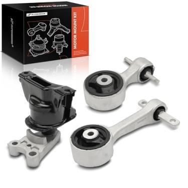 Imagem de A-Premium Conjunto de 4 peças de montagem de motor e suporte de torque compatível com Honda Civic 2006-2011 1,8L, transmissão manual