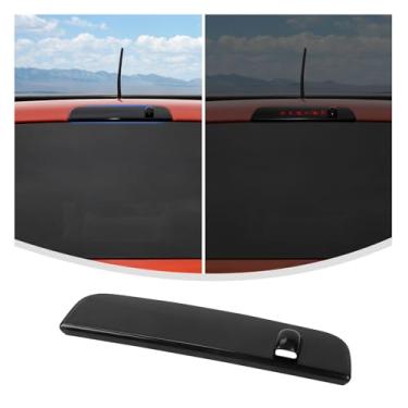 Imagem de Linskip 3ª capa de luz de freio compatível com Dodge Nitro e Jeep Liberty 2007-2012, guarnição de luz de freio de centro alto traseiro, acessórios externos (Smoke Dark)