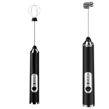 Imagem de Mini Mixer Elétrico Portátil Premium Bivolt – Preto com Fuê Inox