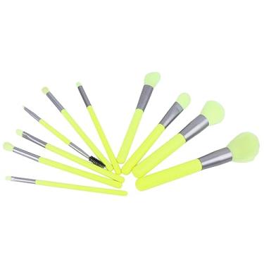 Imagem de Zhjvihx Escovas de Maquiagem Conjunto, Kit de Escovas de Maquiagem Em pó 10pcs Sintéticos para Casa