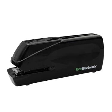Imagem de EcoElectronix Grampeador elétrico â€“ Grampeador automático portátil com capacidade para 30 folhas â€“ Silencioso, sem atolamento e fácil de recarregar vitalícia â€“ Alimentado por CA ou bateria para uso profissional em home office â€“ Preto