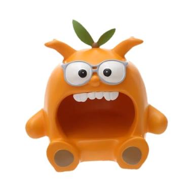 Imagem de Ｂｅｓｇａ Escultura de chaveiro de monstro fofo, ornamento, estátua para armazenamento de chaves, armário de sala de estar