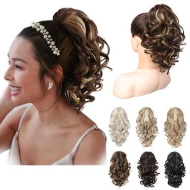 Imagem de Extensão de rabo de cavalo REECHO Classic Loose Curly Wavy 30cm - Ches