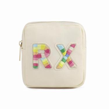 Imagem de Bolsa de cosméticos uekeboag personalizada de nylon pequeno para mulhe