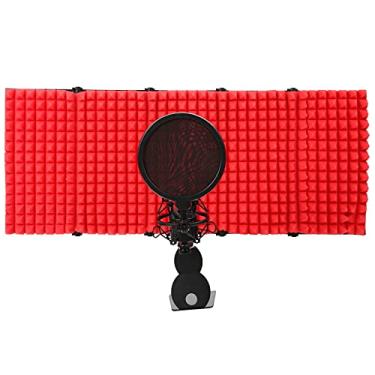 Imagem de XUXHOU Escudo de Isolamento para Painel de Capa de Som de Microfone-multi para Fotos Internas, ABS+EVA