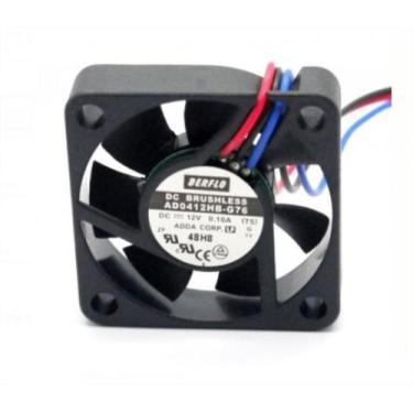 Imagem de Cooler 40x40x10mm 12V com Rolamento 0.10A 1.20W 6000RPM 6.7CFM 25.0dB(