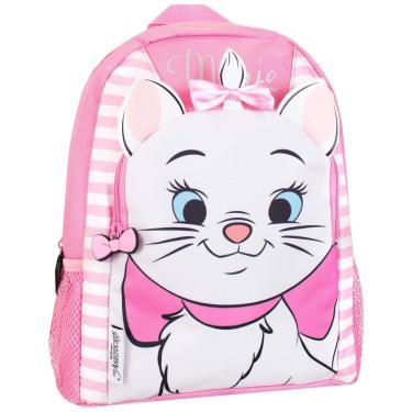 Imagem de Mochila Escolar Infantil Disney Marie para Meninas, Rosa