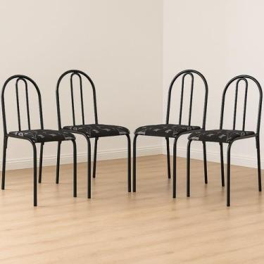 Imagem de Conjunto 4 Cadeiras para Cozinha e Sala de Jantar - MBM DECOR