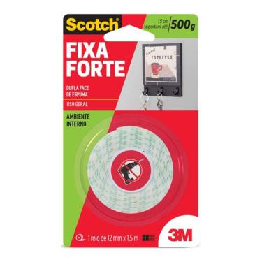 Imagem de Fita dupla face espuma banana 12mmx1,5m 3M