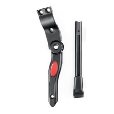 Imagem de Suporte de bicicleta, suporte de bicicleta de liga de alumínio apoio para os pés ajustável para bicicleta MTB Road Bike Kick Stand Suporte de estacionamento de bicicleta Suporte de pé