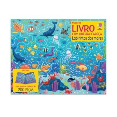 Imagem de Labirintos Dos Mares: Livro Com Quebra-Cabeça